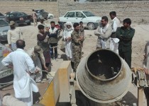 گزارش تصویری/ خدمت بی منت گروه های جهادی بسیج سازندگی در سیستان و بلوچستان