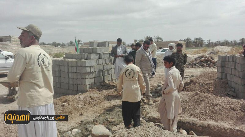 خدمت بی منت گروه های جهادی بسیج سازندگی در سیستان و بلوچستان